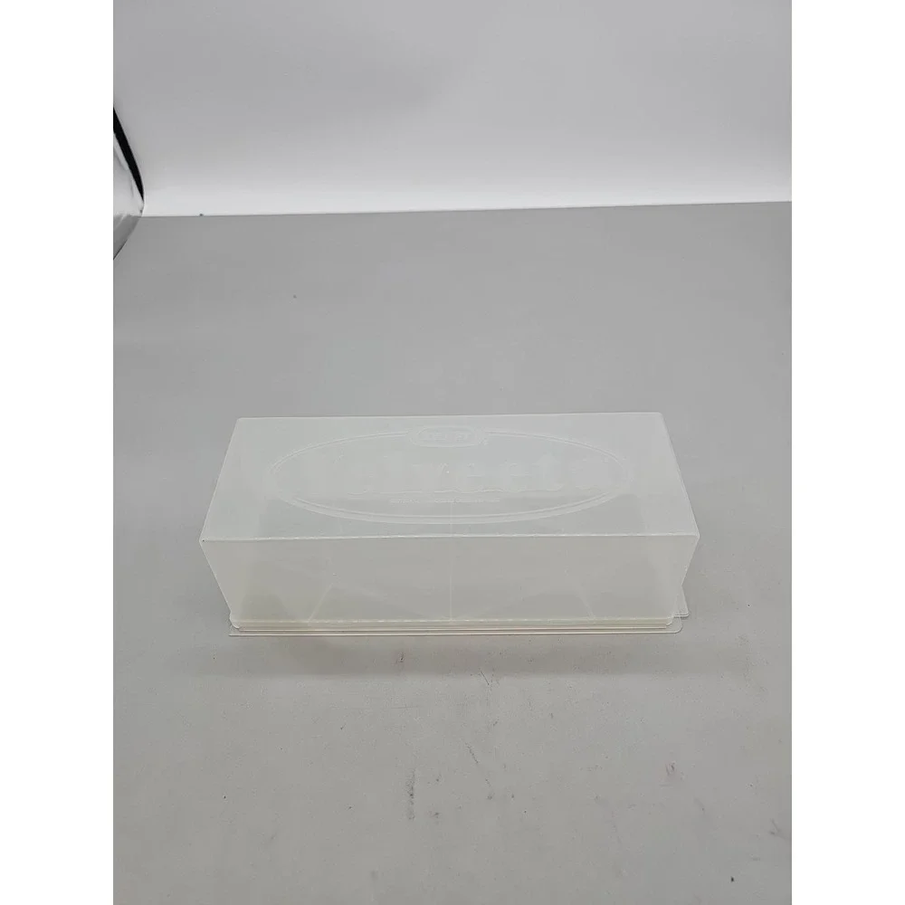 Kraft‎ Velveeta Cheese Box Keeper Container Clear Plastic USA, Holds 2lbs